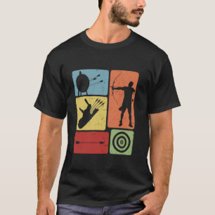 Grappige boogschieten Cool pijl pijl doel spel lie T-shirt