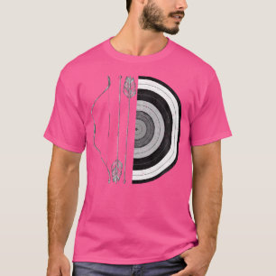 Grappige boogschieten kunst voor boogschutter Bowm T-shirt