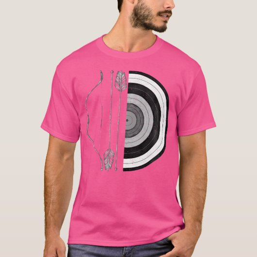 Grappige boogschieten kunst voor boogschutter Bowm T-shirt (Voorkant)