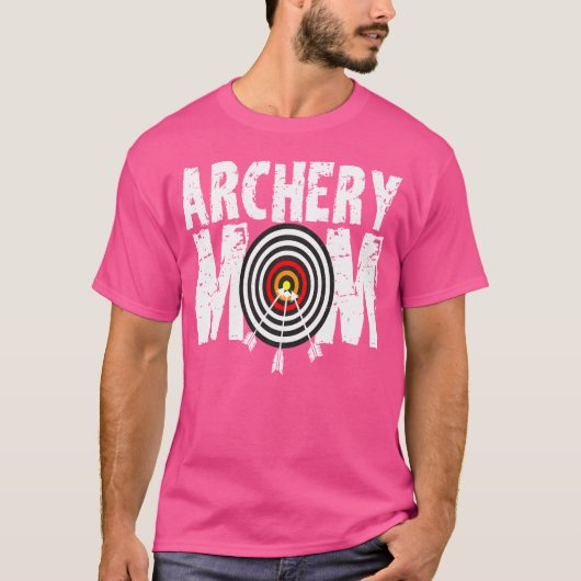Grappige boogschieten moeder boogschieten schutter t-shirt (Voorkant)