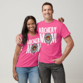 Grappige boogschieten moeder boogschieten schutter t-shirt (Unisex)