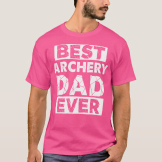 Grappige boogschieten vader beste boogschieten vad t-shirt