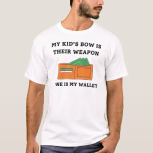 Grappige boogschietvader t-shirt