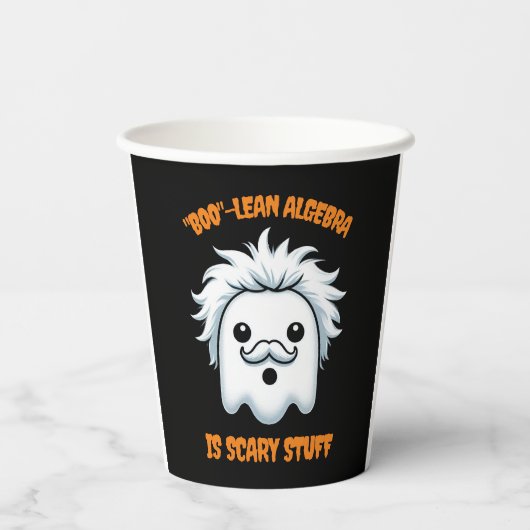 Grappige Booleaanse algebra is eng spul Papieren Bekers (Achterkant)