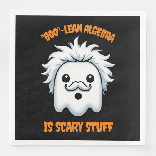 Grappige Booleaanse algebra is eng spul Servet (Voorkant)