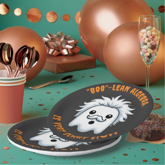 Grappige Booleaanse algebra is heel eng Papieren Bordje (Multi)