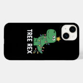 Grappige Boom Rex Kerstmis Dinosaurus Vakantie Gra Case-Mate iPhone Case (Achterkant (horizontaal))