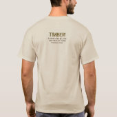 Grappige Boomhouding Yoga Shirt (Achterkant)