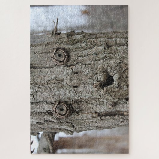 grappige boommuzzel legpuzzel (Verticaal)