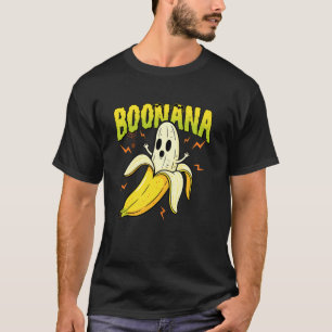 Grappige Boonana Geest Boe Banaan Halloween Mannen T-shirt