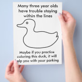 grappige boosaardige vlieger denkt aan domme parke flyer (Hand)