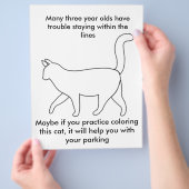 grappige boosaardige vlieger denkt aan domme parke flyer (Hand)