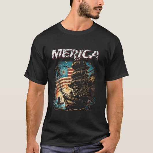 Grappige boot t-shirt (Voorkant)