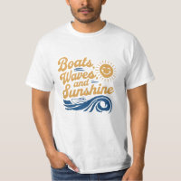 Grappige boot T-shirts voor zeilers en kapiteins