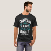 Grappige boot vaar spreuken t-shirt (Voorkant volledig)