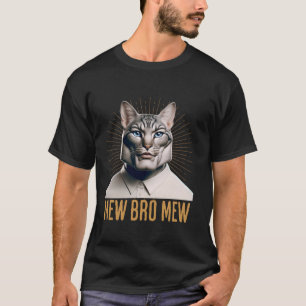 Grappige Bootleg Mewing Cat Looksmaxxing Meme Mew T-shirt
