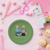 Grappige Borden over golfthema's Papieren Bordje (Feest)