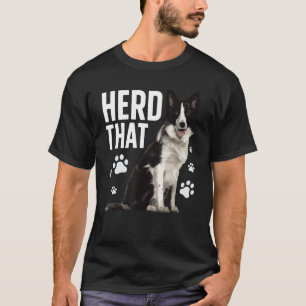 Grappige Border Collie Art Voor Mannen Vrouwen Bor T-shirt