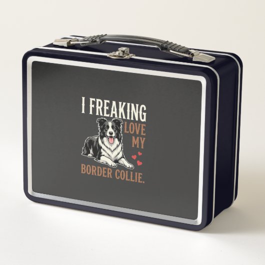 Grappige Border Collie Liefde Hond (Voorkant)