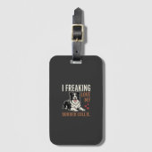 Grappige Border Collie Liefde Hond Bagagelabel (Voorkant (verticaal))