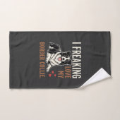 Grappige Border Collie Liefde Hond Handdoek (Handdoek)