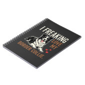 Grappige Border Collie Liefde Hond Notitieboek (Linkerzijde)