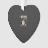 Grappige Border Collie Liefde Hond Ornament (voorkant)
