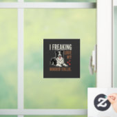 Grappige Border Collie Liefde Hond Raamsticker (Huis)