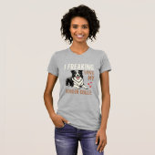 Grappige Border Collie Liefde Hond T-shirt (Voorkant volledig)