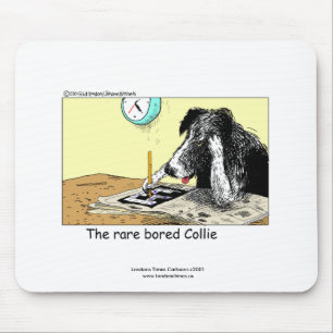 Grappige Border Collie Muismat