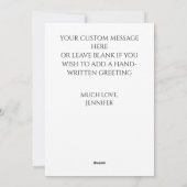 Grappige Border Collie Sheepdog Hond Feestdagenkaart (Achterkant)