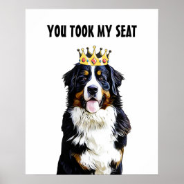 Grappige Border Collie Toilet Muur Kunst Poster