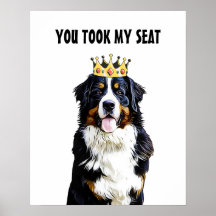 Grappige Border Collie Toilet Wall Art