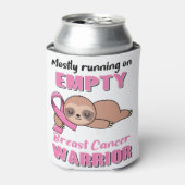Grappige borstkanker bewustzijnscadeaus blikjeskoeler (Blikje Voorkant)