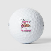Grappige borstkanker bewustzijnscadeaus golfballen (Voorkant)
