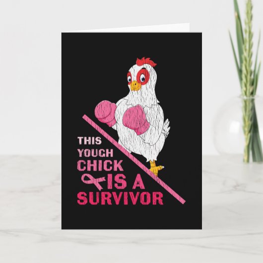 Grappige borstkanker krijger overlevende meisje vr kaart (Voorkant)