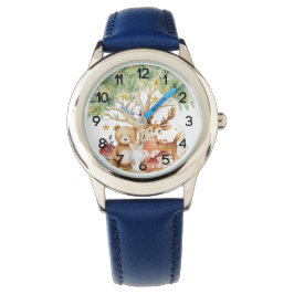 Grappige bosdieren Kinder Horloge