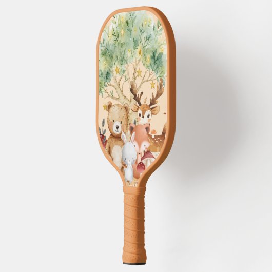 Grappige bosdieren Kinder Pickleball Paddle (Links)