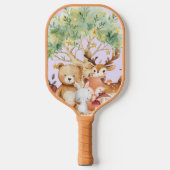 Grappige bosdieren Kinder Pickleball Paddle (Voorkant)