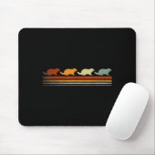 Grappige Bosmarmot Retro Bosmarmot Funny Groundhog Muismat (Met muis)