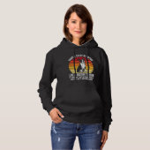Grappige Boston Terrier Retro Honden Attitude Hoodie (Voorkant volledig)