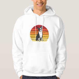 Grappige Boston Terrier Retro Honden Attitude Hoodie