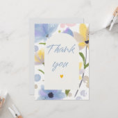 Grappige botanische Boheemse bruiloft groet Kaart (Voorkant / Achterkant in situ)