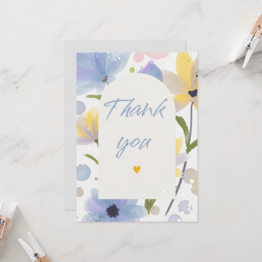 Grappige botanische Boheemse bruiloft groet Kaart (Voorkant / Achterkant in situ)