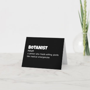 Grappige botanische definitie bedankkaart
