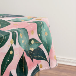 Grappige botanische wintervakantiepatroon tafelkleed