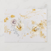 Grappige botanische woorden van advies baby shower informatiekaartje (Achterkant)