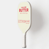 Grappige boter pickleball paddle (Links)