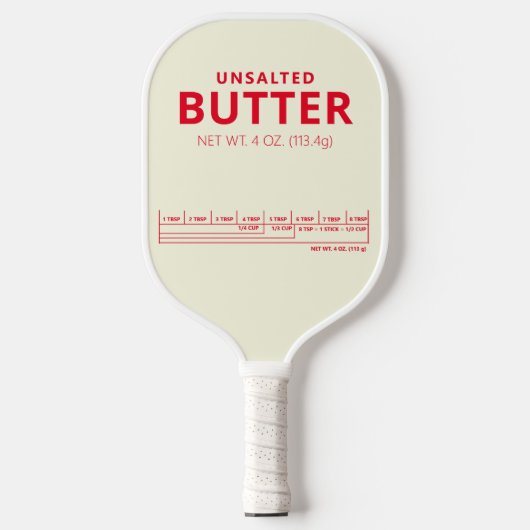 Grappige boter pickleball paddle (Voorkant)