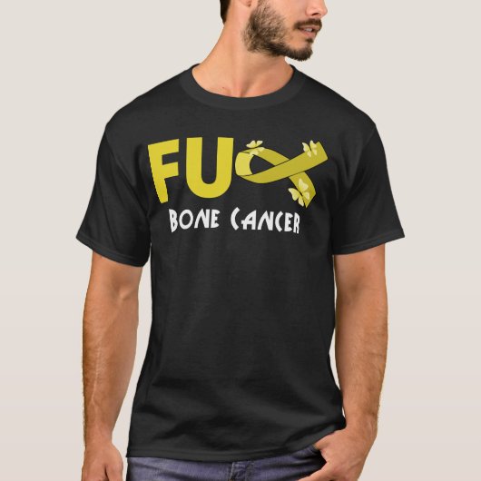 Grappige botkanker voor overlevende botkanker t-shirt (Voorkant)